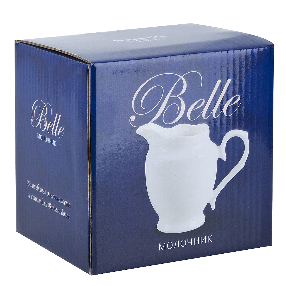 Молочник "Belle" v=300мл (min12) (фарфор) (подарочная упаковка)