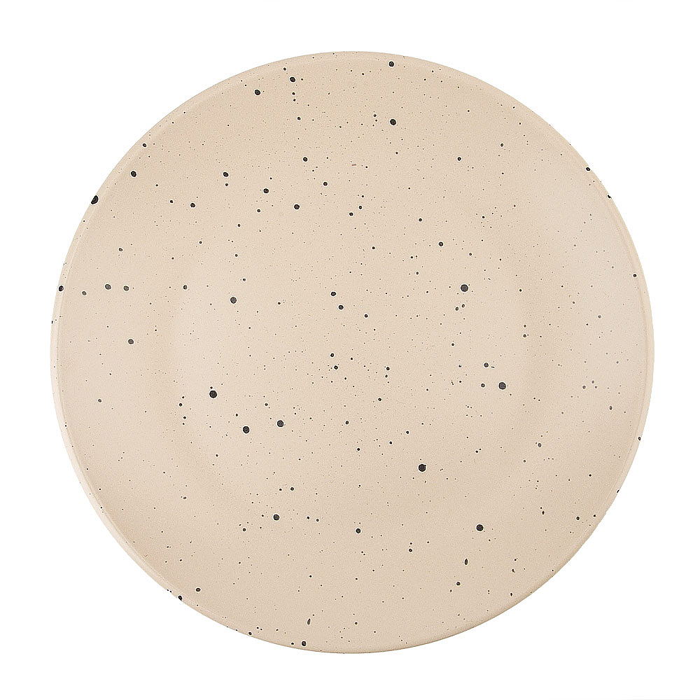 Тарелка "Песчаная крошка" d=19 см (min6) (керамика) (транспортная упаковка)