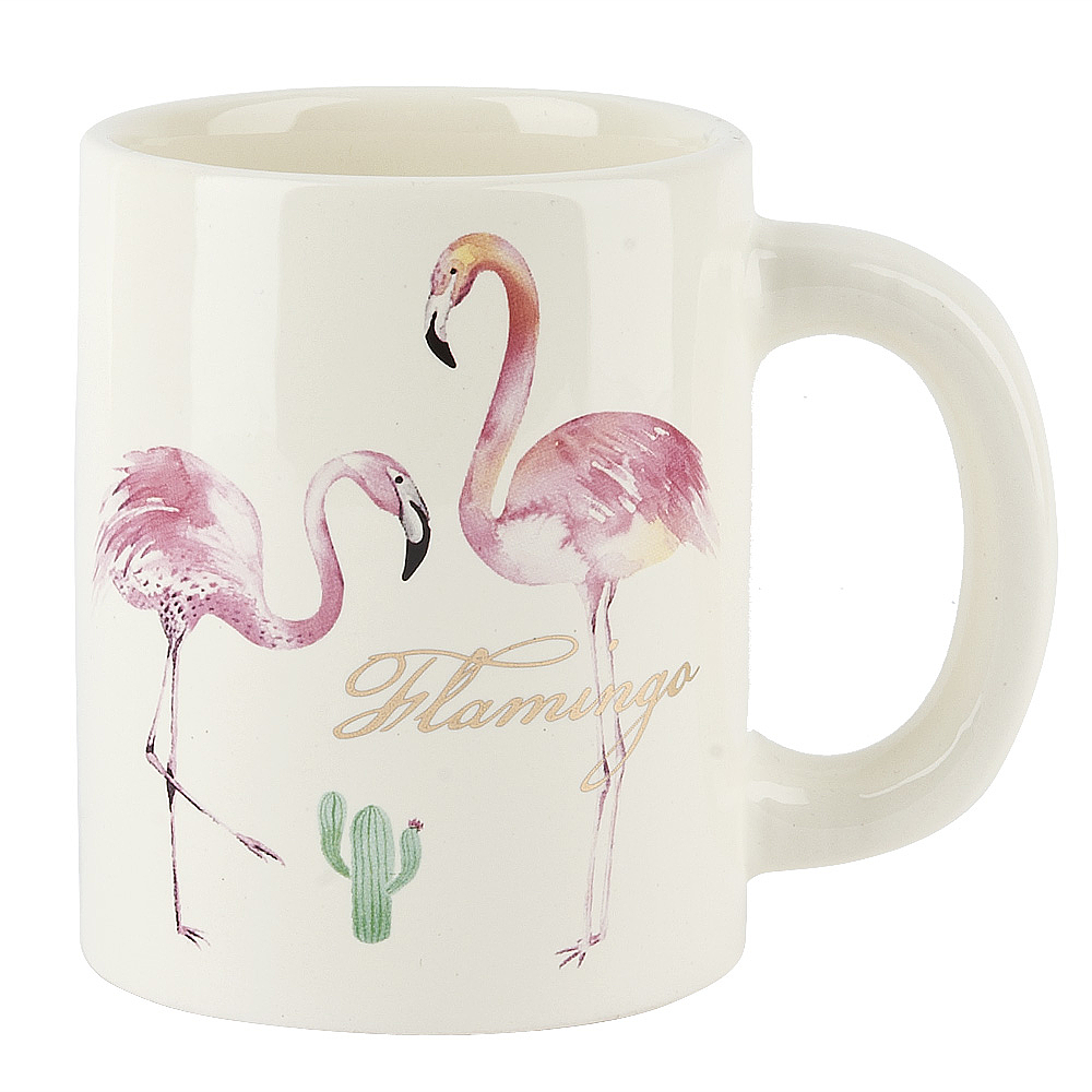 Кружка "Фламинго" v=300мл. (подарочная упаковка)