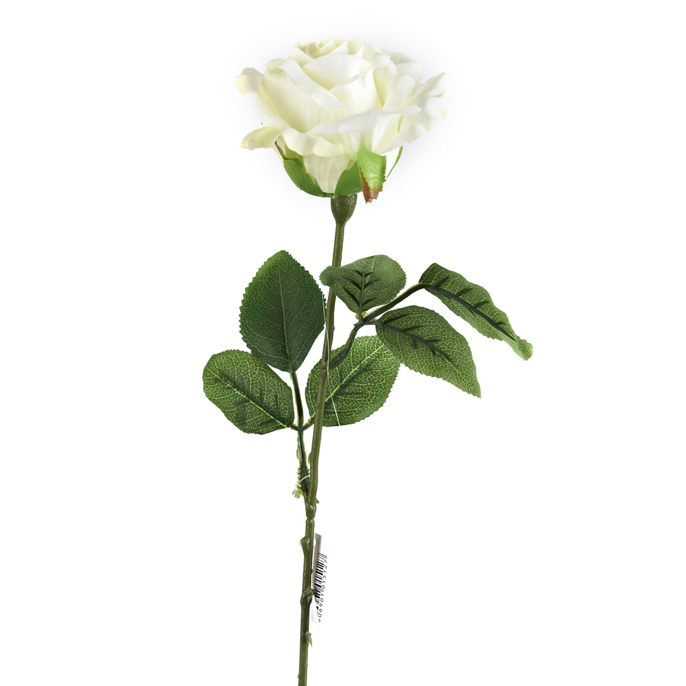 Цветок декоративный "Роза" h=65см. (3вида) (транспортная упаковка)