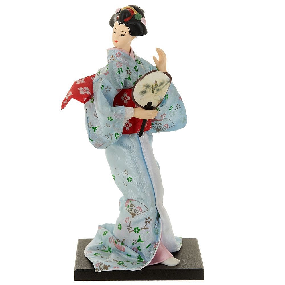 Фигурка декоративная "Японка в кимоно" 9*6,5*18,5см. (6видов) (транспортная упаковка)